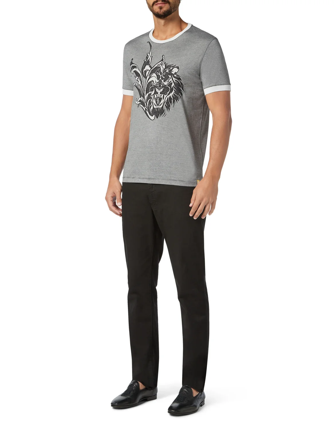 T-shirt Round Neck SS Lion, цвет: Белый
