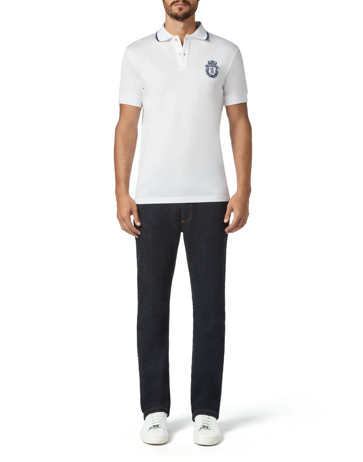 Polo shirt SS Crest, цвет: Белый