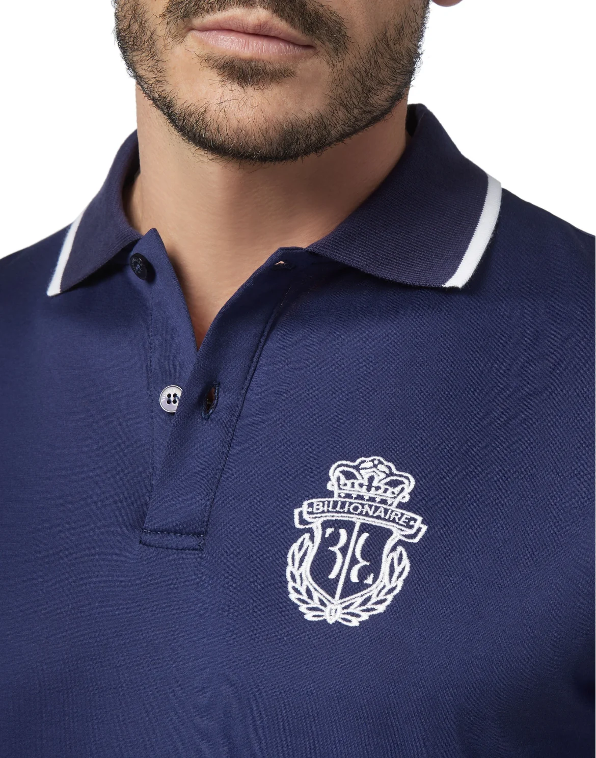 Polo shirt SS Crest, цвет: Синий
