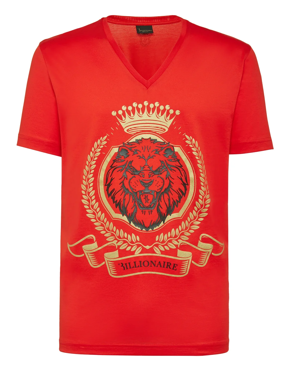T-shirt V-Neck SS Lion, цвет: Красный