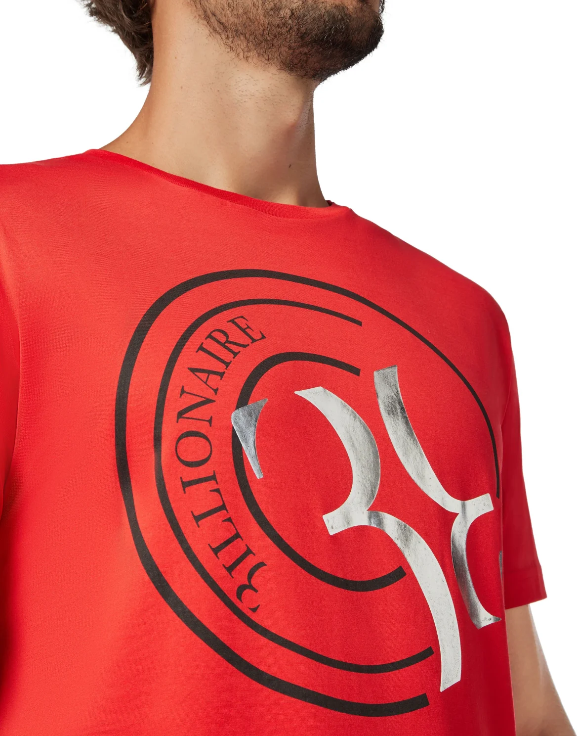 T-shirt Round Neck SS Double B, цвет: Красный