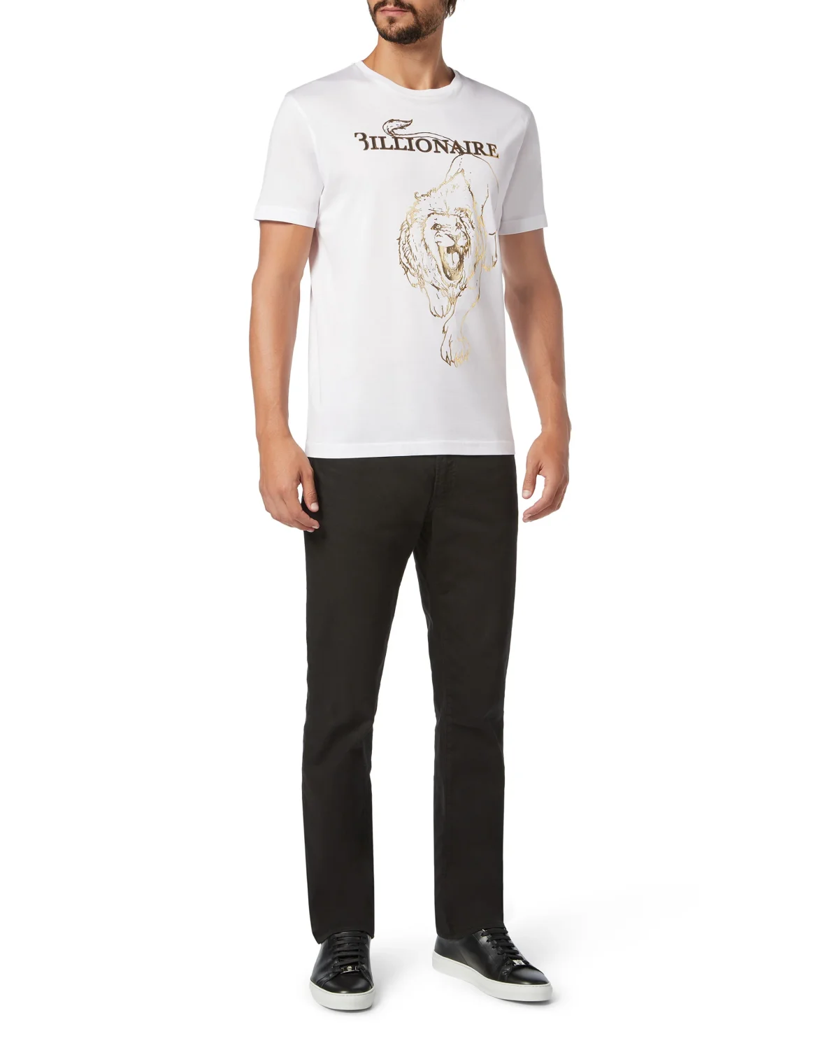 T-shirt Round Neck SS Lion, цвет: Белый