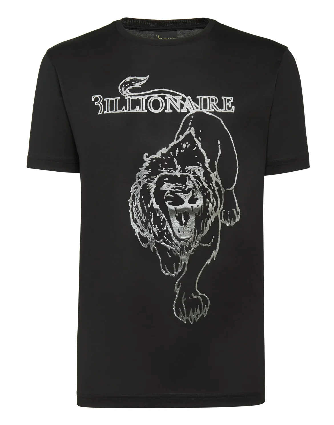 T-shirt Round Neck SS Lion, цвет: Черный