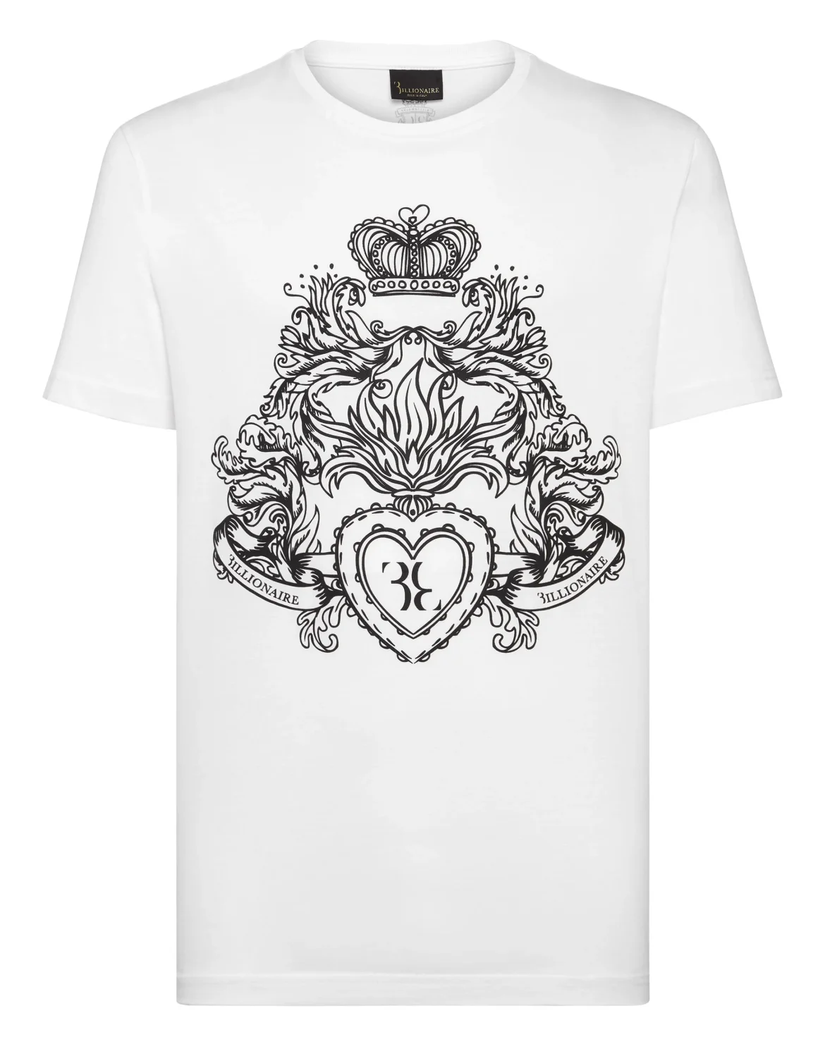 T-shirt Round Neck SS Baroque, цвет: Белый