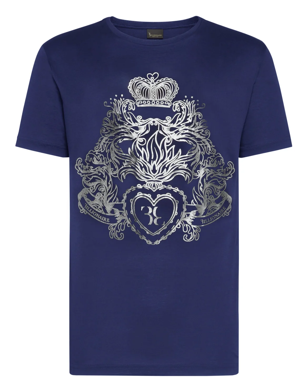 T-shirt Round Neck SS Baroque, цвет: Синий