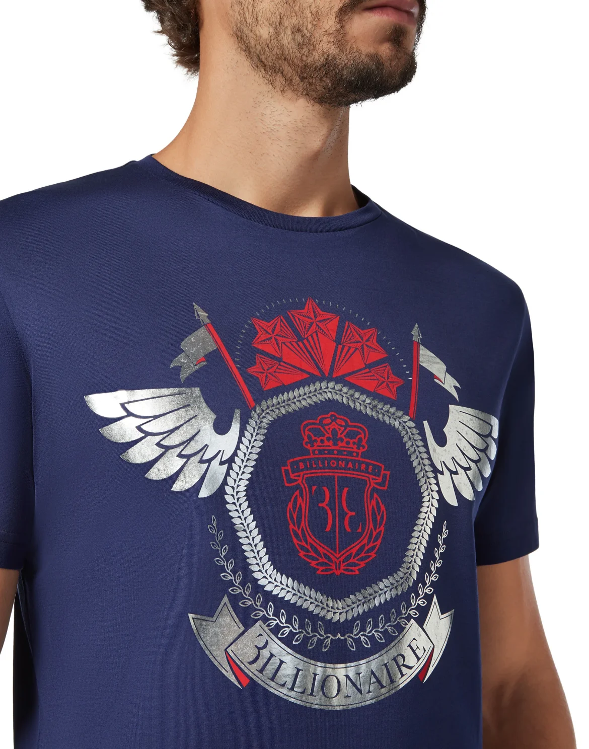 T-shirt Round Neck SS Crest, цвет: Синий