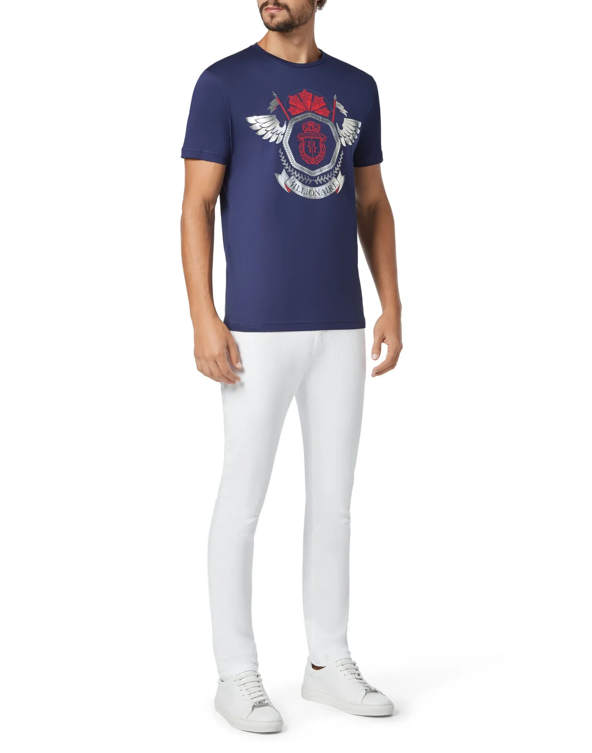 T-shirt Round Neck SS Crest, цвет: Синий