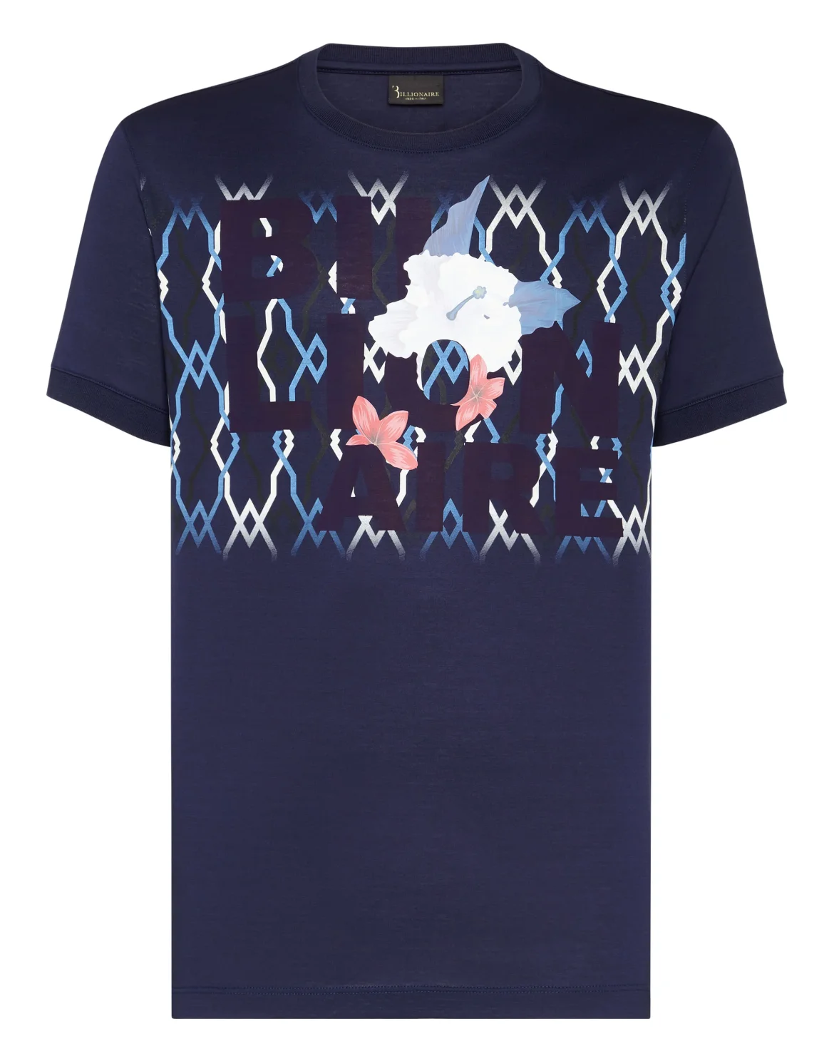 T-shirt Round Neck SS Palms, цвет: Синий