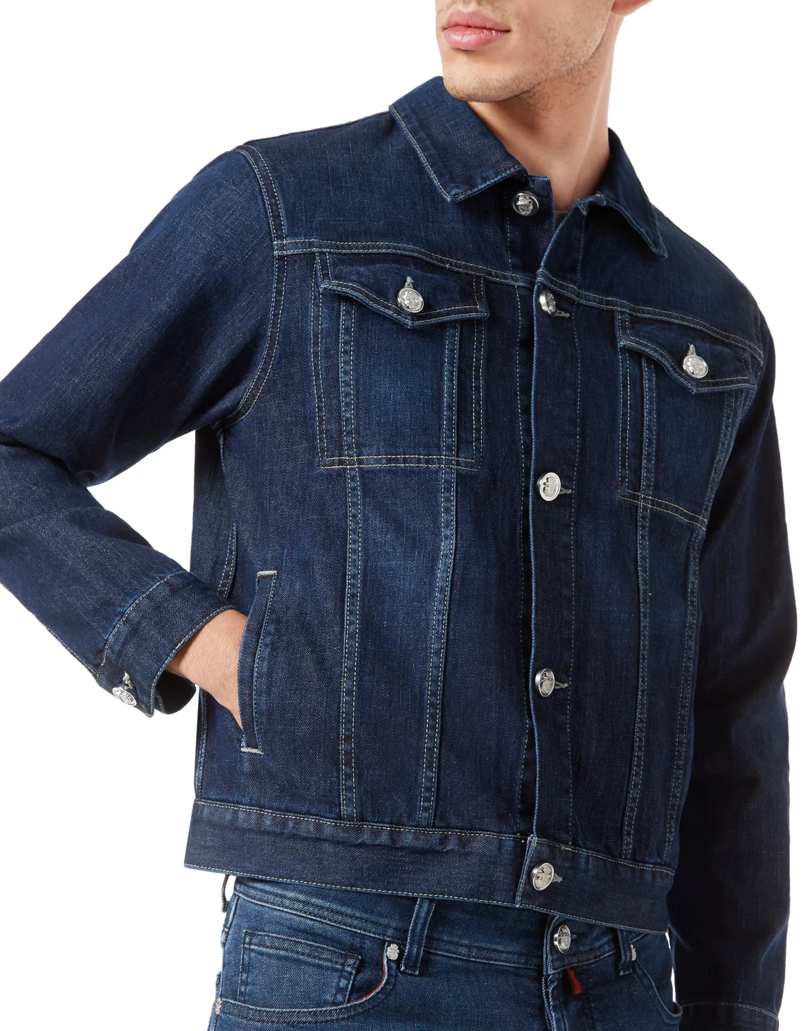Denim Jacket All over BB, цвет: Синий