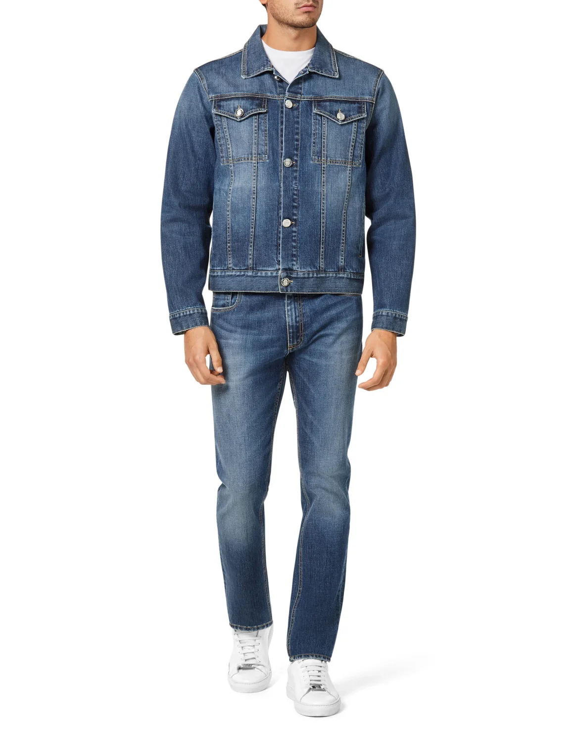 Denim Jacket All over BB, цвет: Синий