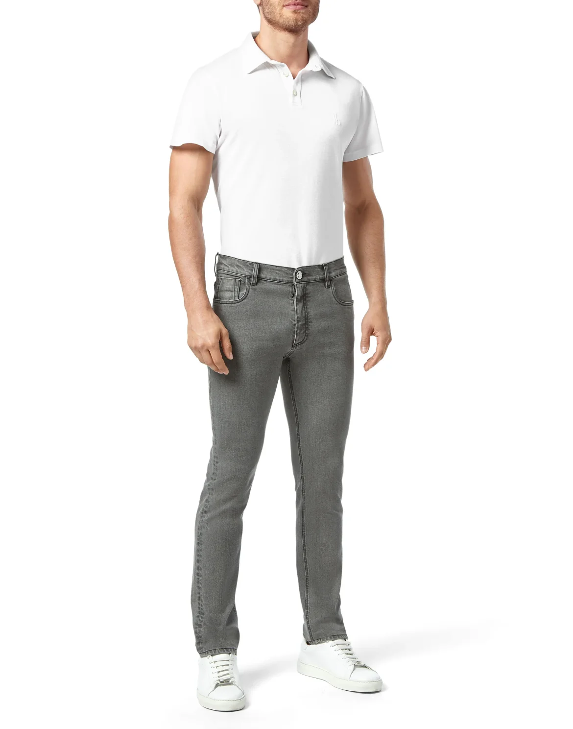 Denim Super Straight Cut All over BB, цвет: Серый
