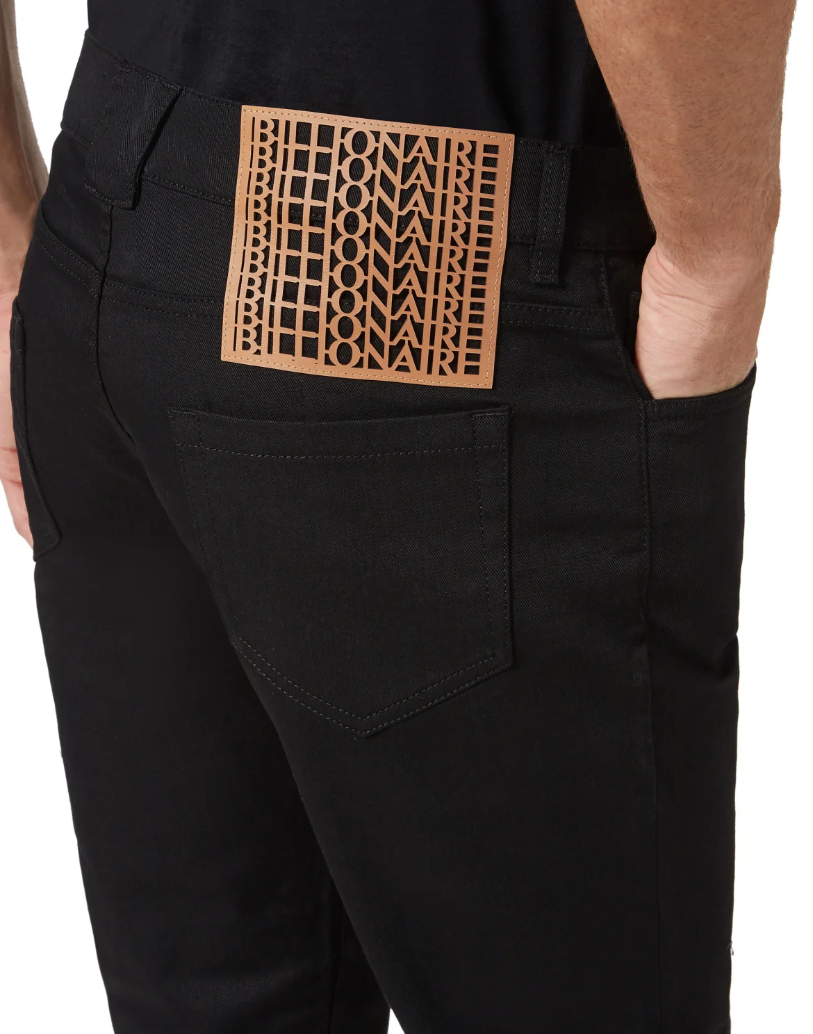 Denim Super Straight Cut Crest, цвет: Черный