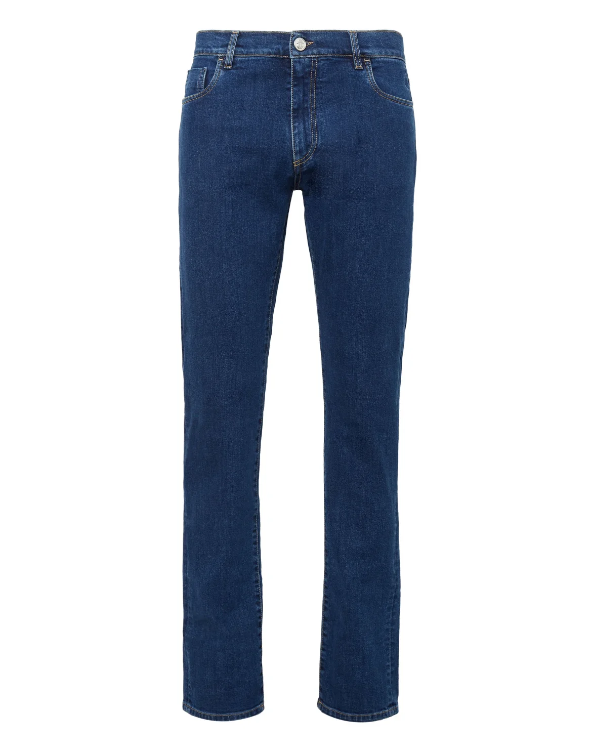 Denim Super Straight Cut Crest, цвет: Синий