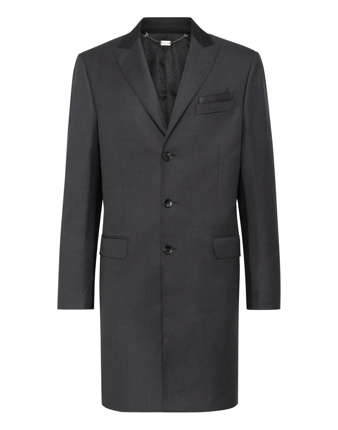 Coat Long Tailored Fit Iconic, цвет: Серый