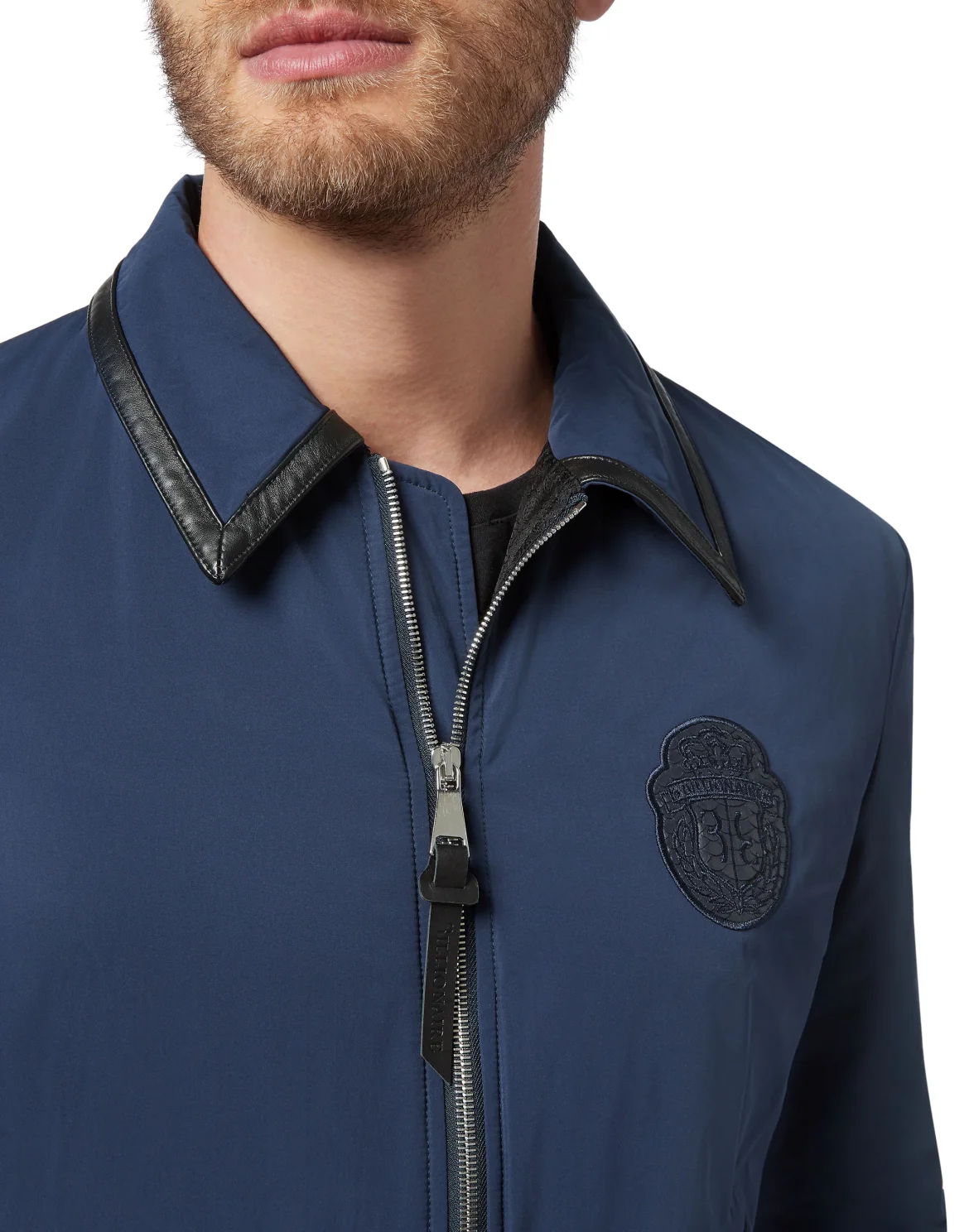Jacket with Elaphe Insert, цвет: Синий