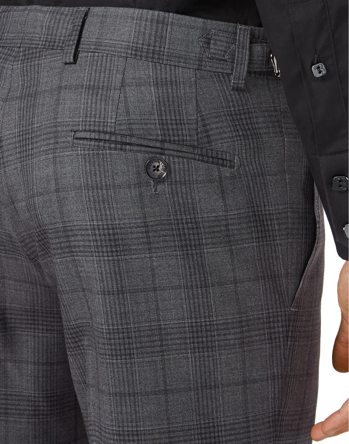 Trousers Tailored Fit Iconic, цвет: Серый