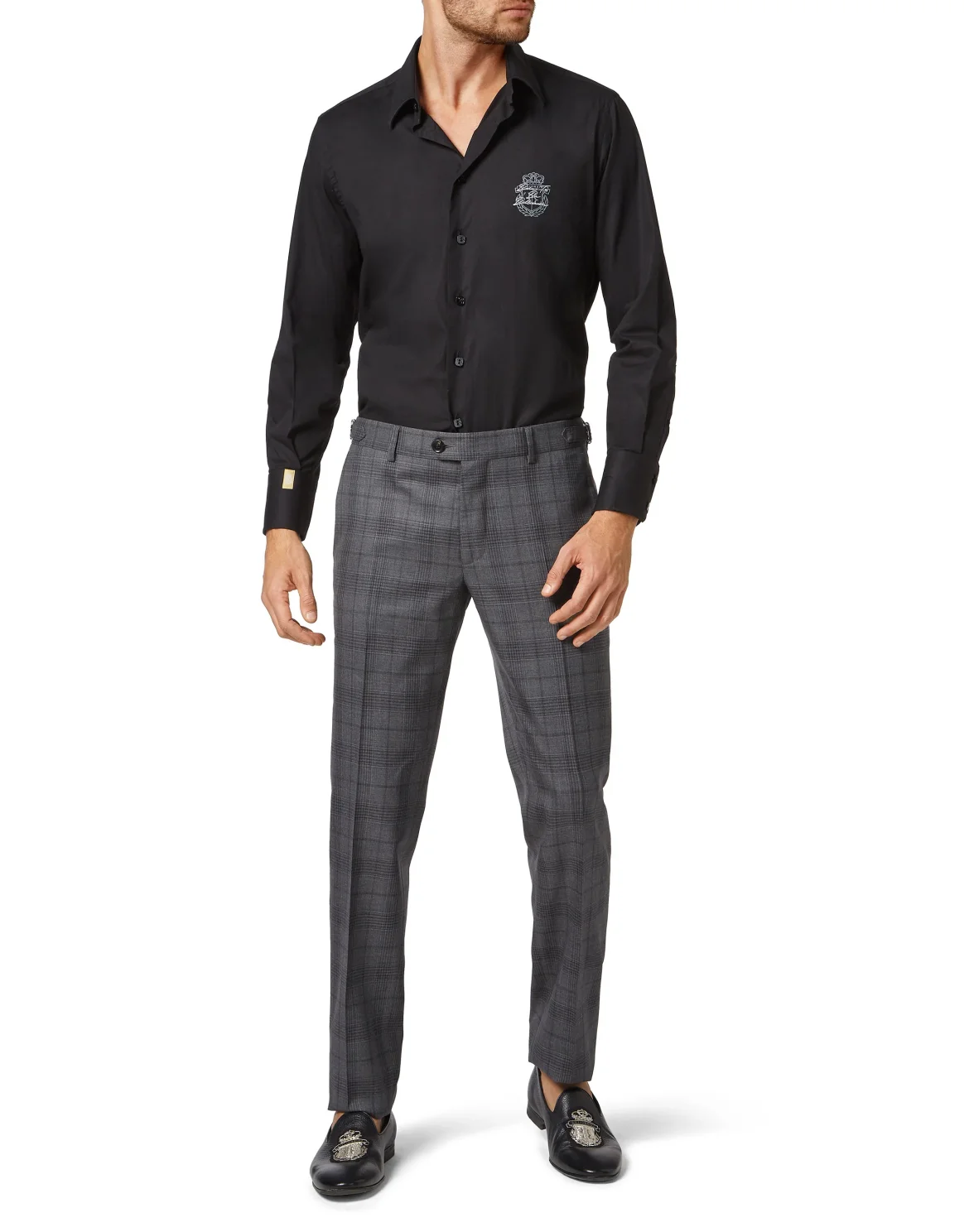 Trousers Tailored Fit Iconic, цвет: Серый