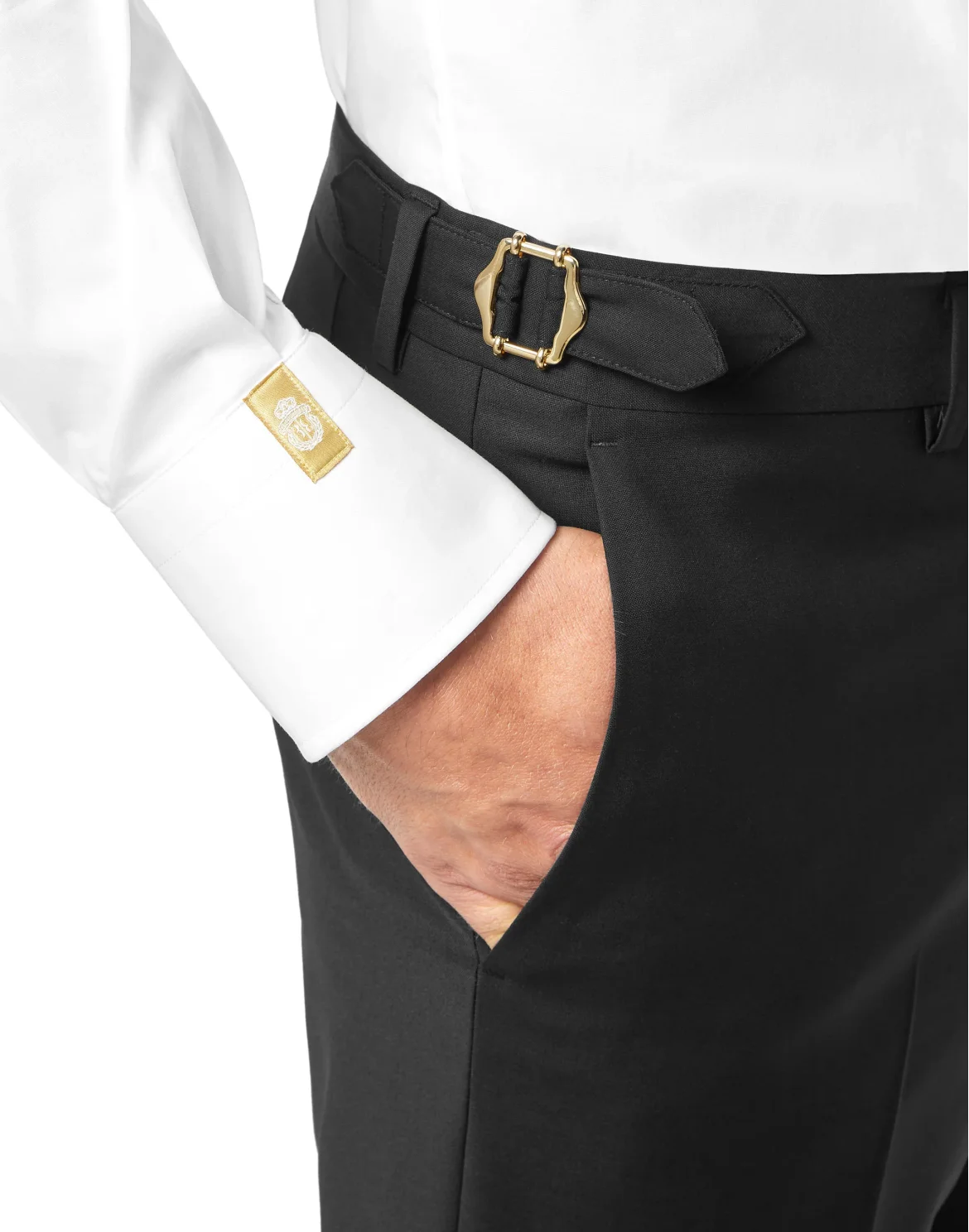 Trousers Tailored Fit Iconic, цвет: Черный