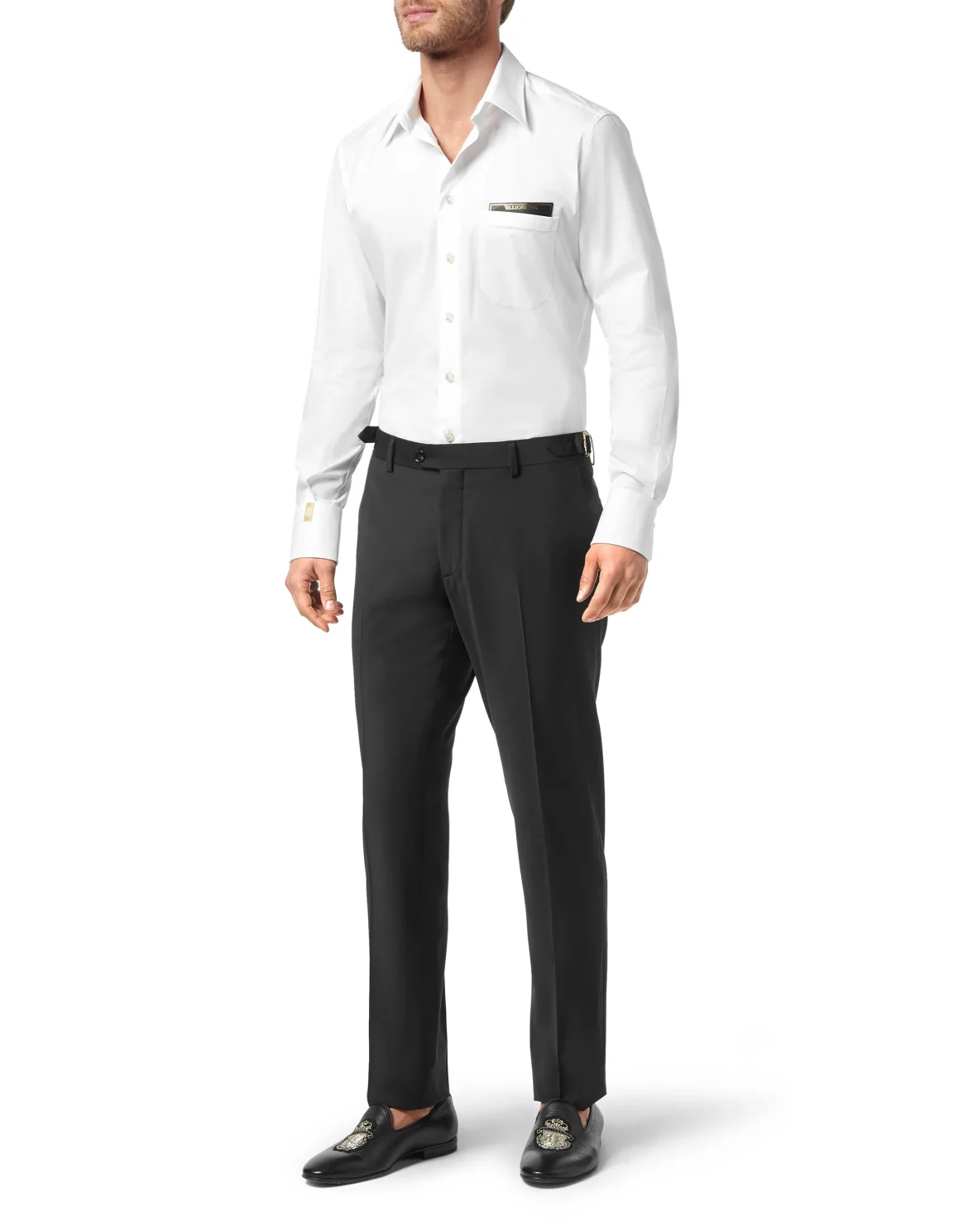 Trousers Tailored Fit Iconic, цвет: Черный