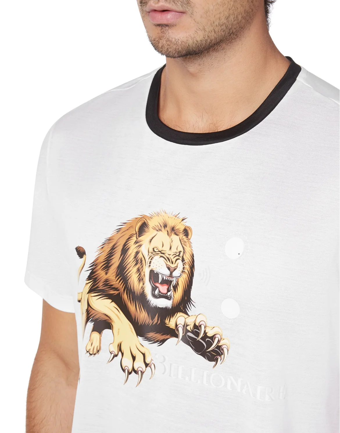 T-shirt Round Neck SS Lion, цвет: Белый