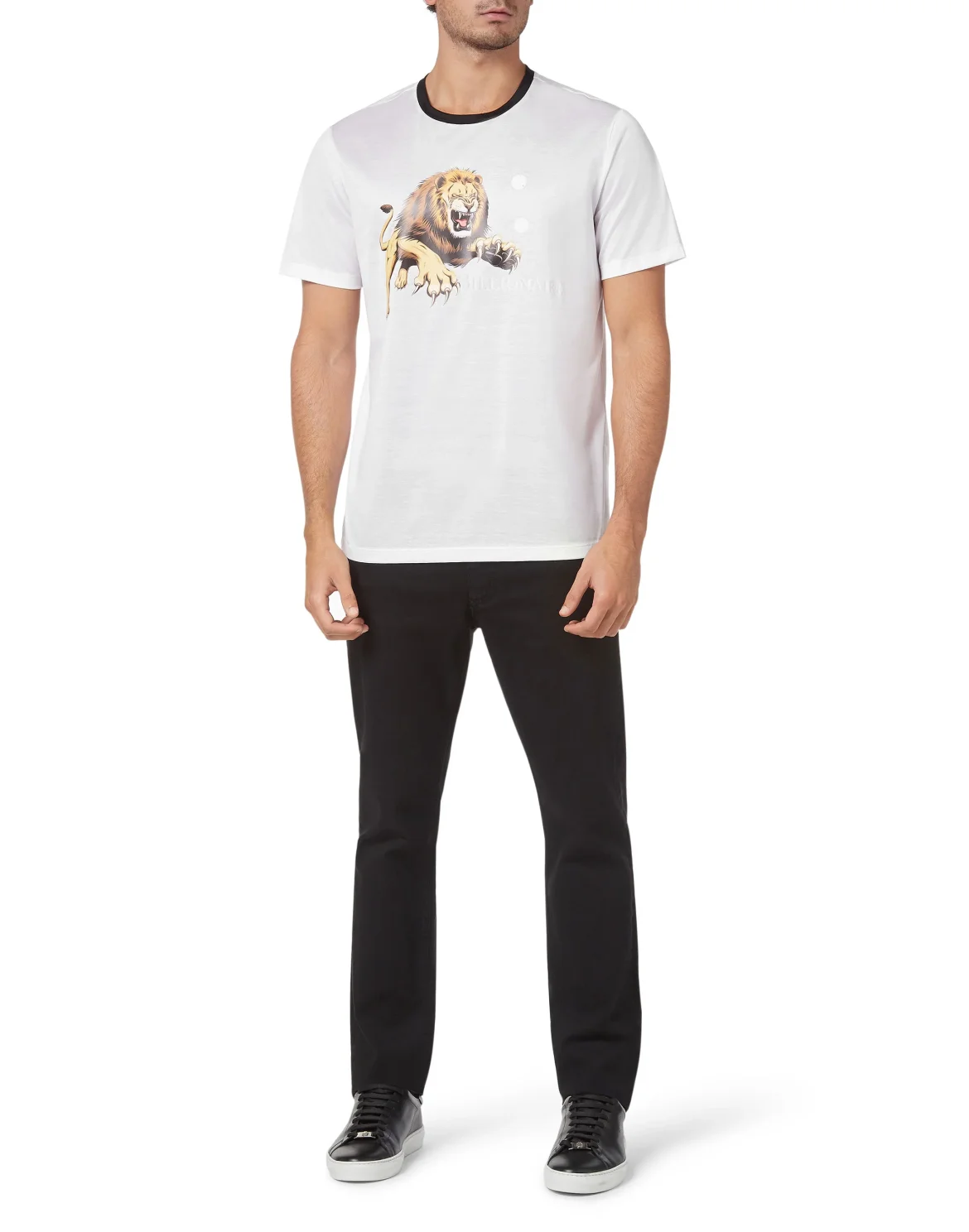 T-shirt Round Neck SS Lion, цвет: Белый