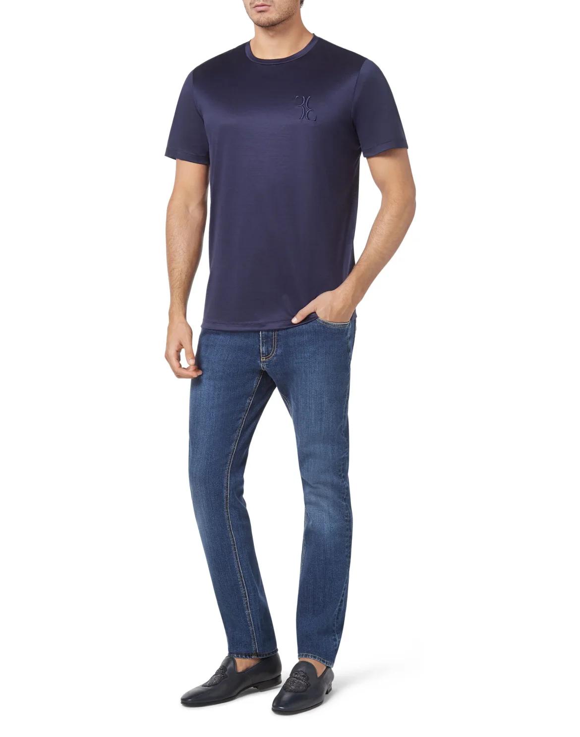 T-shirt Round Neck SS Crest, цвет: Синий