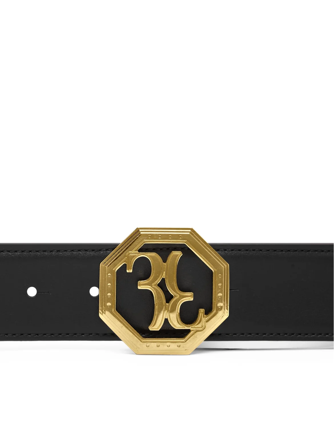 Leather Belt, цвет: Черный