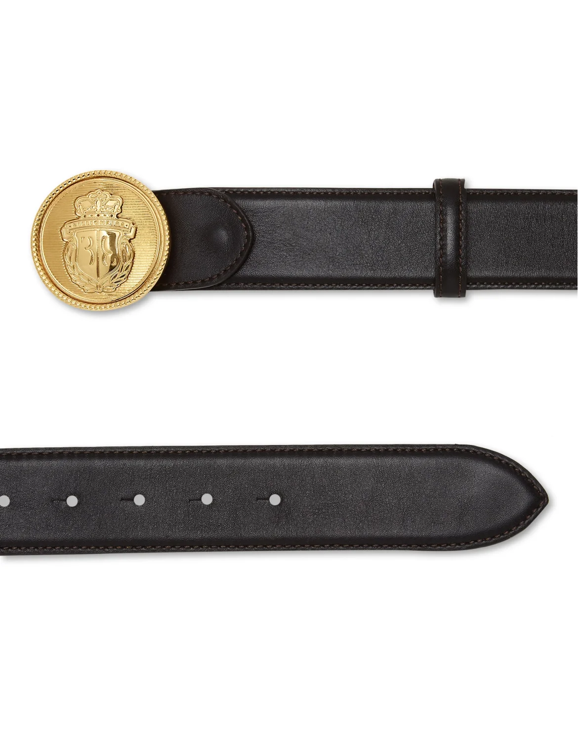 Deer Leather Belt, цвет: Золотой
