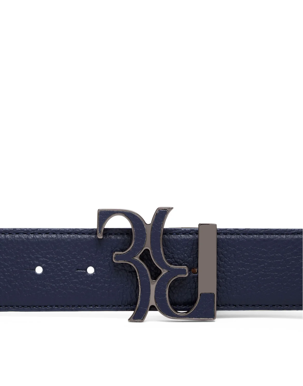 Deer Leather Belt, цвет: Синий