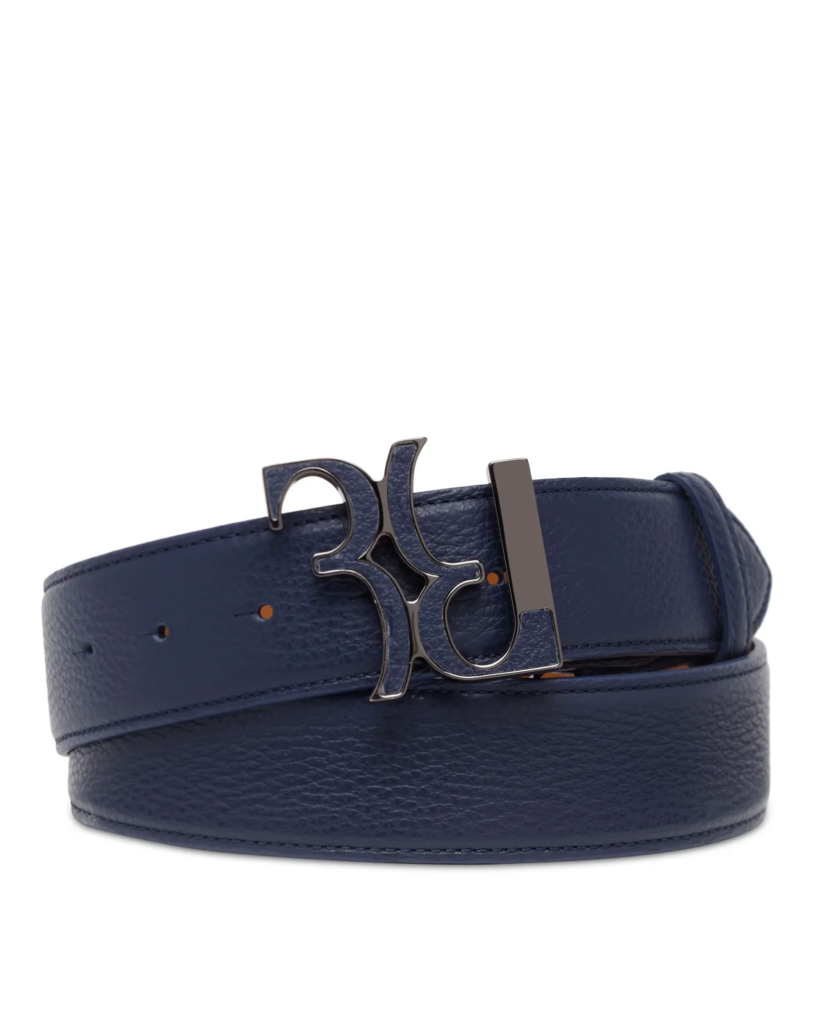 Deer Leather Belt, цвет: Синий