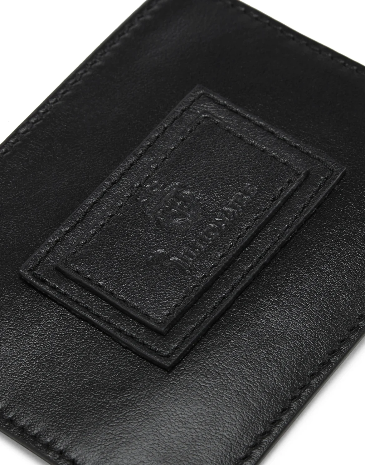 Leather Credit Cards Holder, цвет: Черный