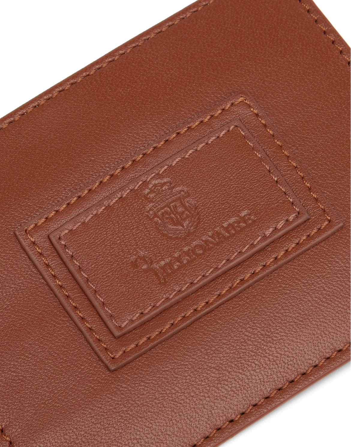 Leather Credit Cards Holder, цвет: Коричневый