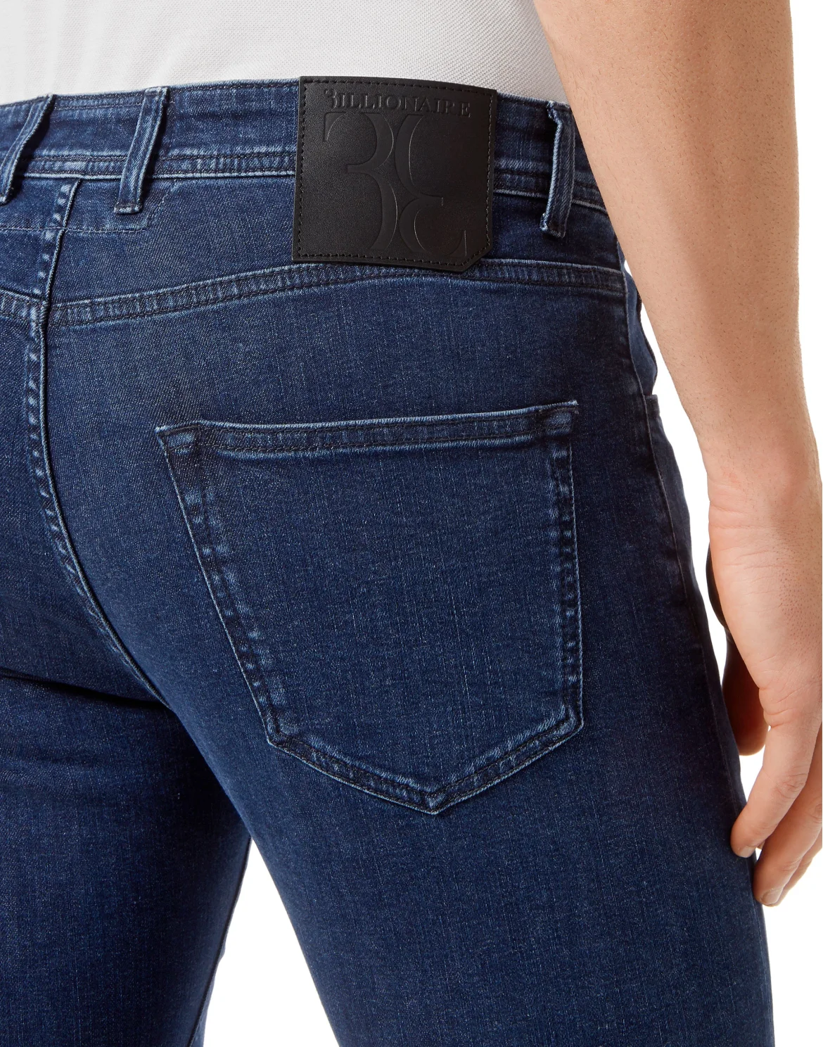 Denim Trousers Super Straight Cut Basic, цвет: Синий