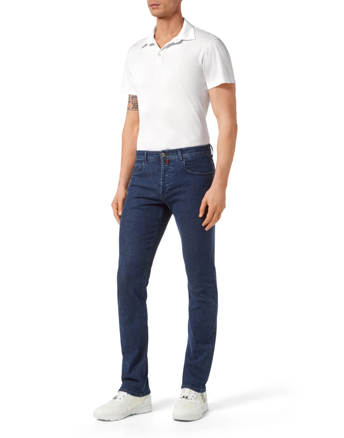 Denim Trousers Super Straight Cut Basic, цвет: Синий
