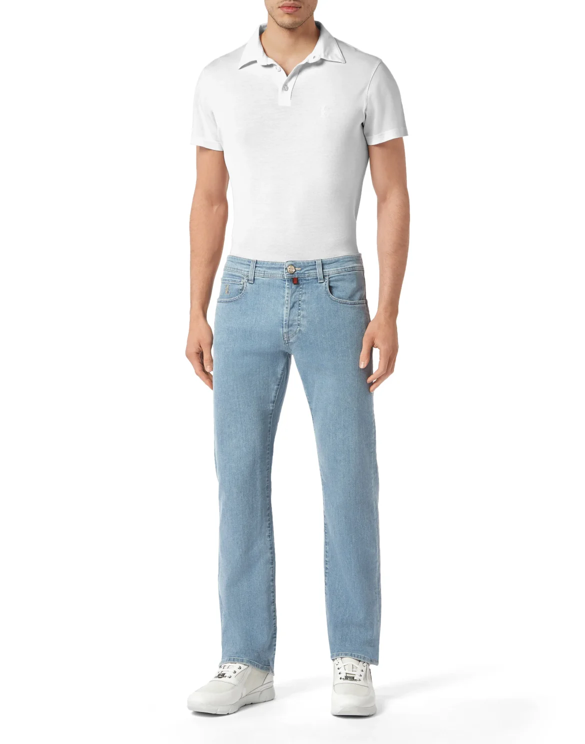 Denim Trousers Regular fit, цвет: Синий