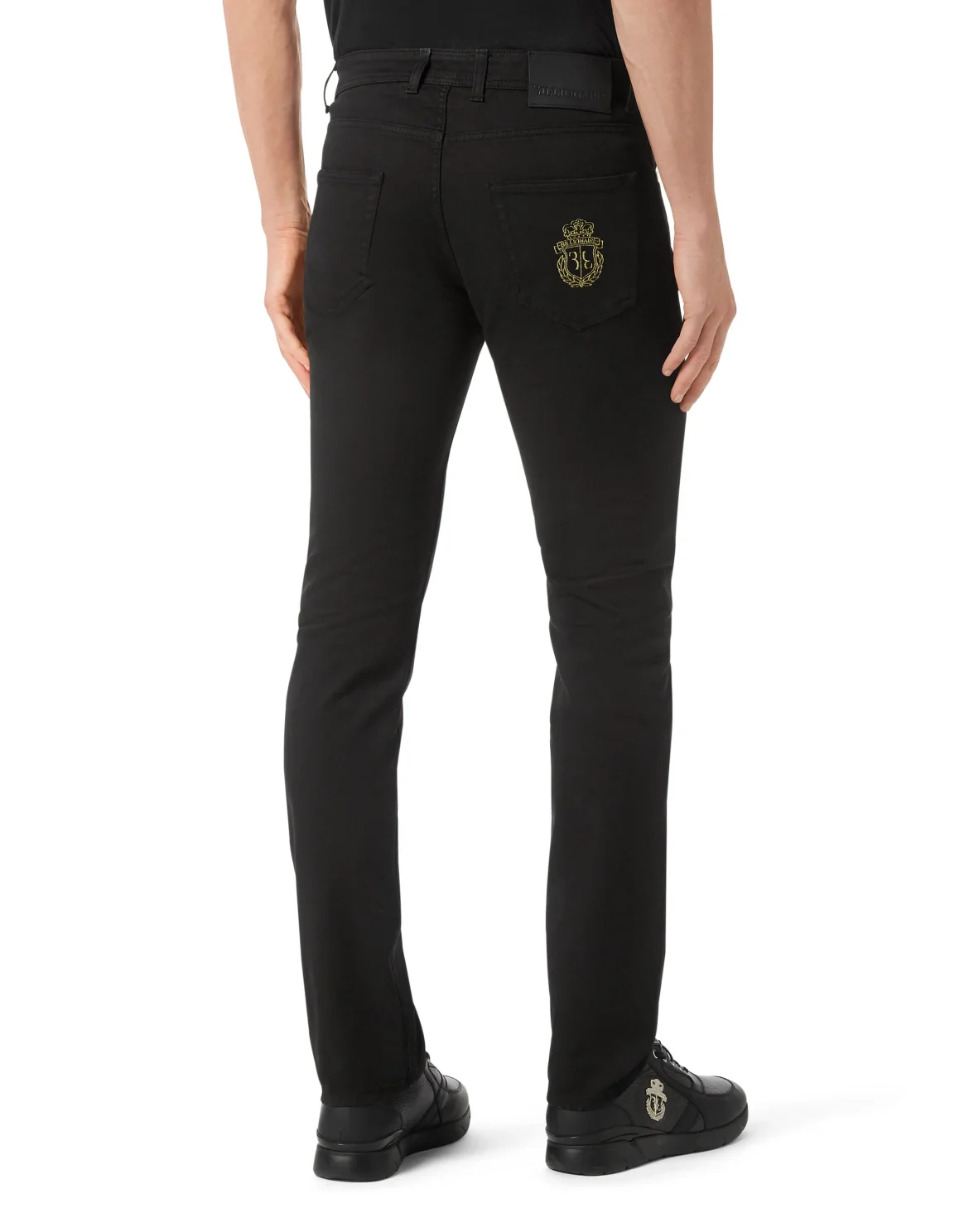 Denim Trousers Super Straight Cut, цвет: Черный