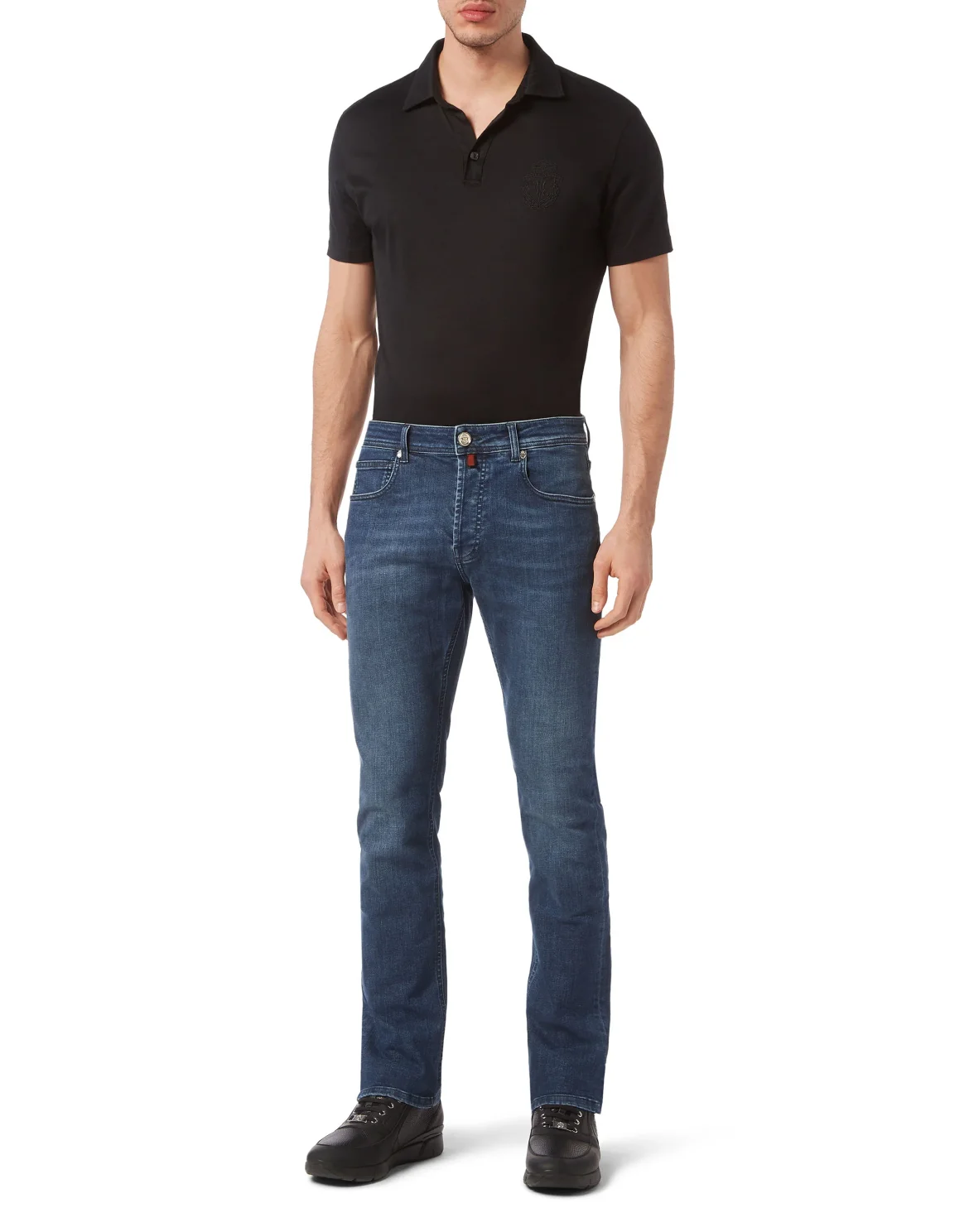 Denim Trousers Super Straight Cut, цвет: Синий