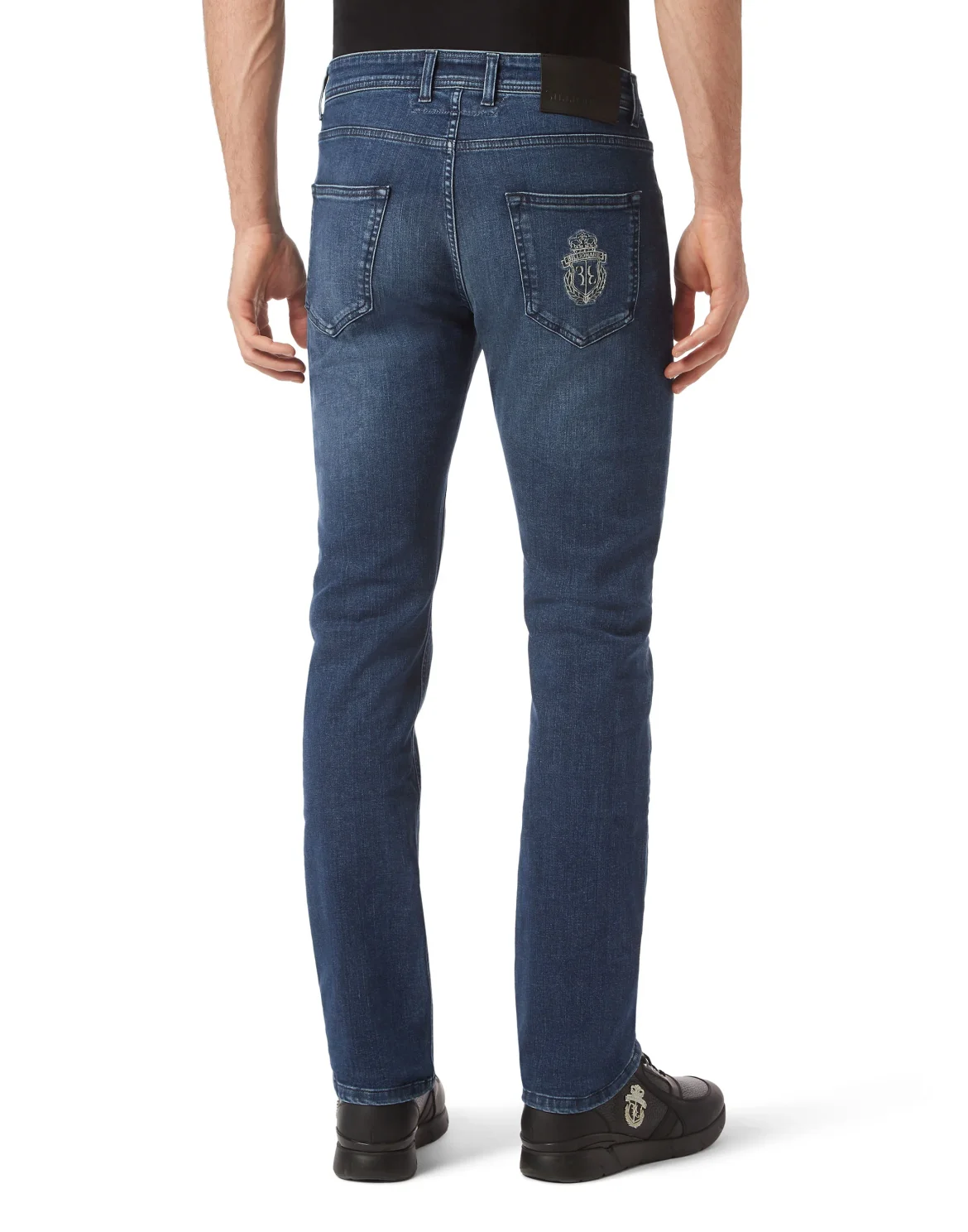 Denim Trousers Super Straight Cut, цвет: Синий