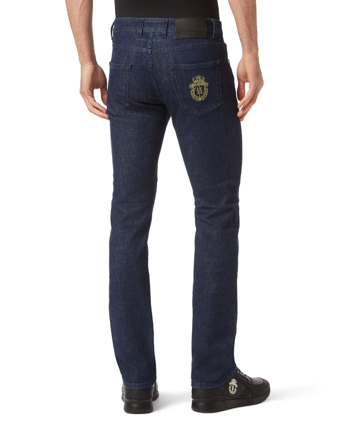 Denim Trousers Super Straight Cut, цвет: Синий