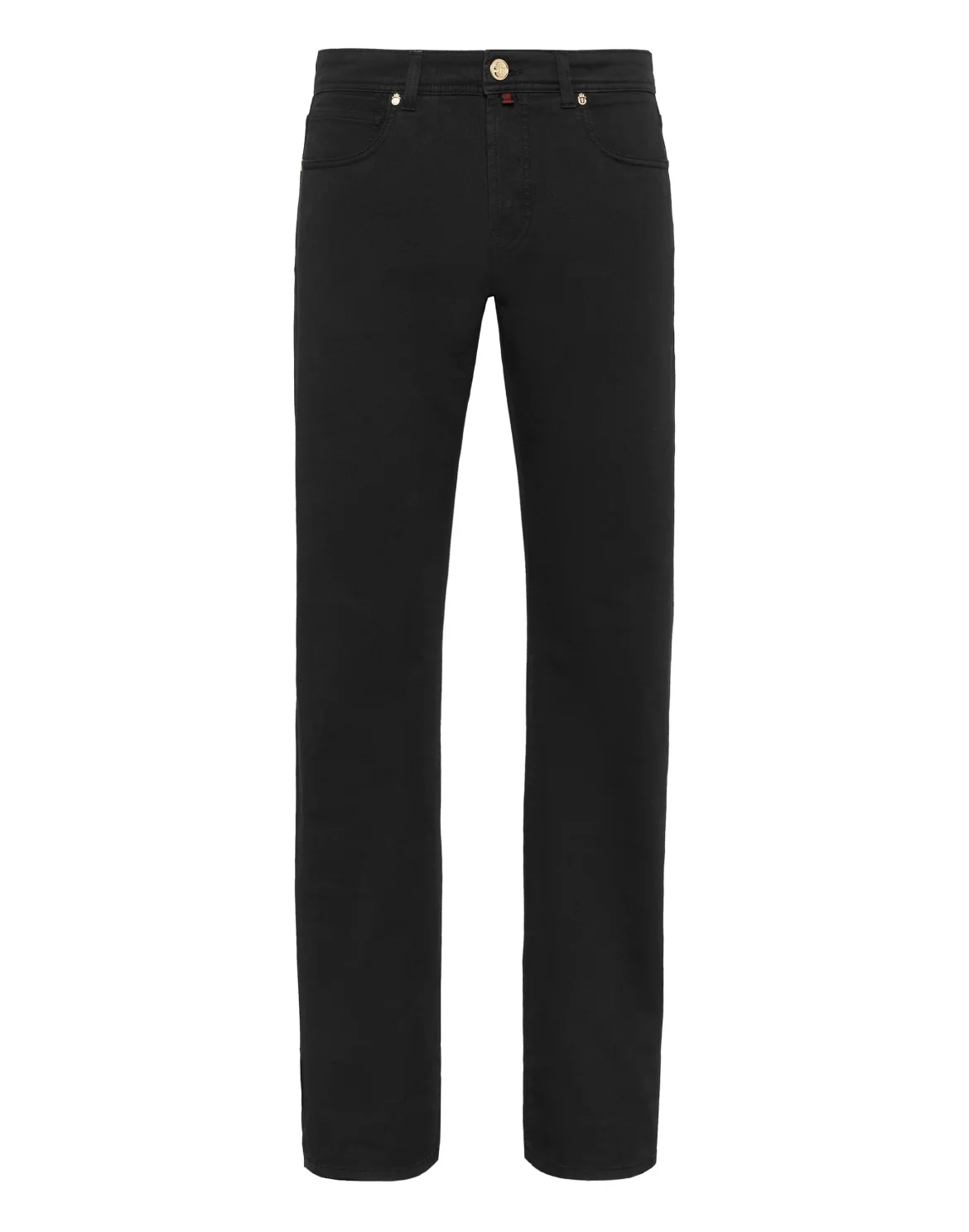 Denim Trousers Regular fit, цвет: Черный