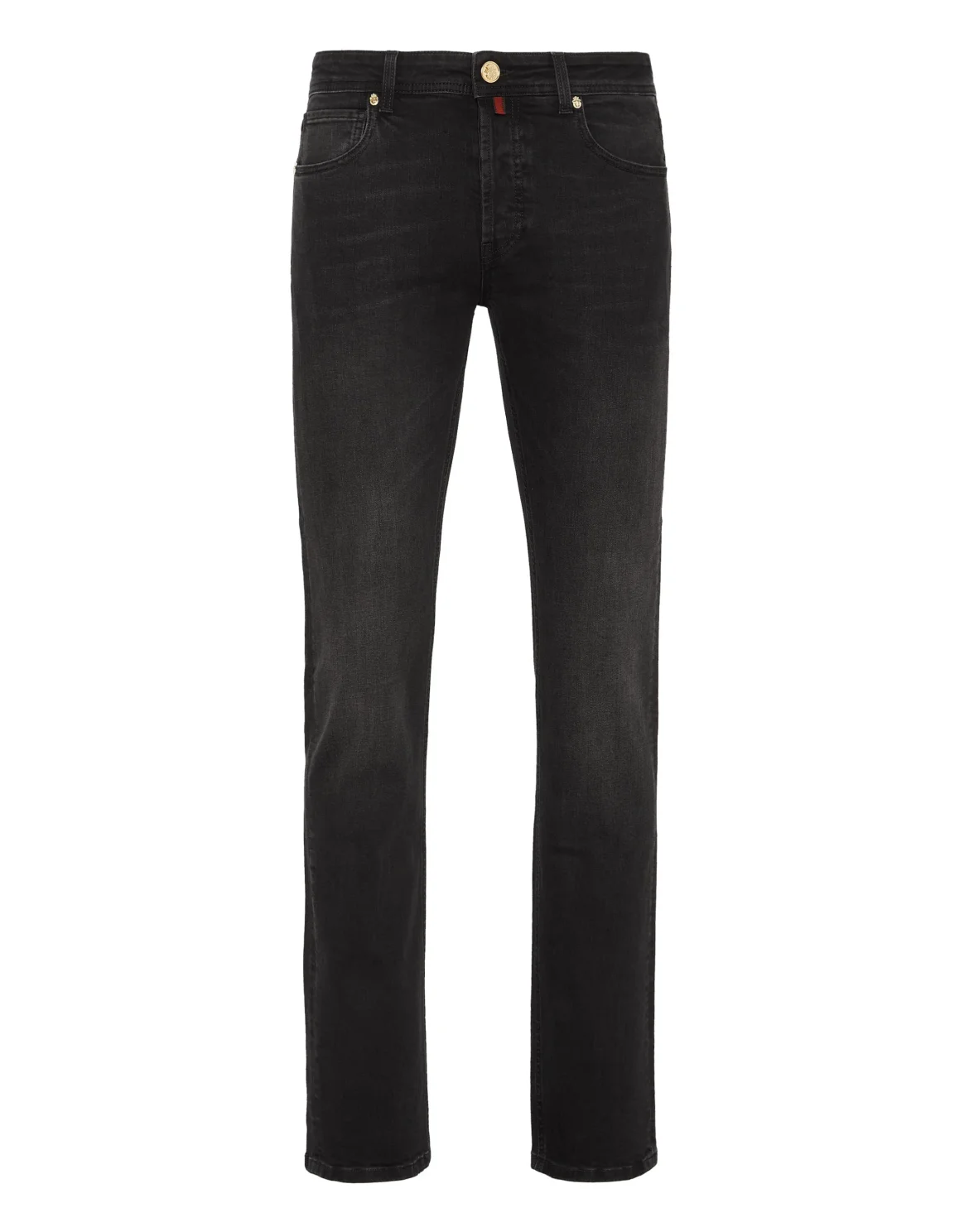 Denim Trousers Super Straight Cut, цвет: Черный