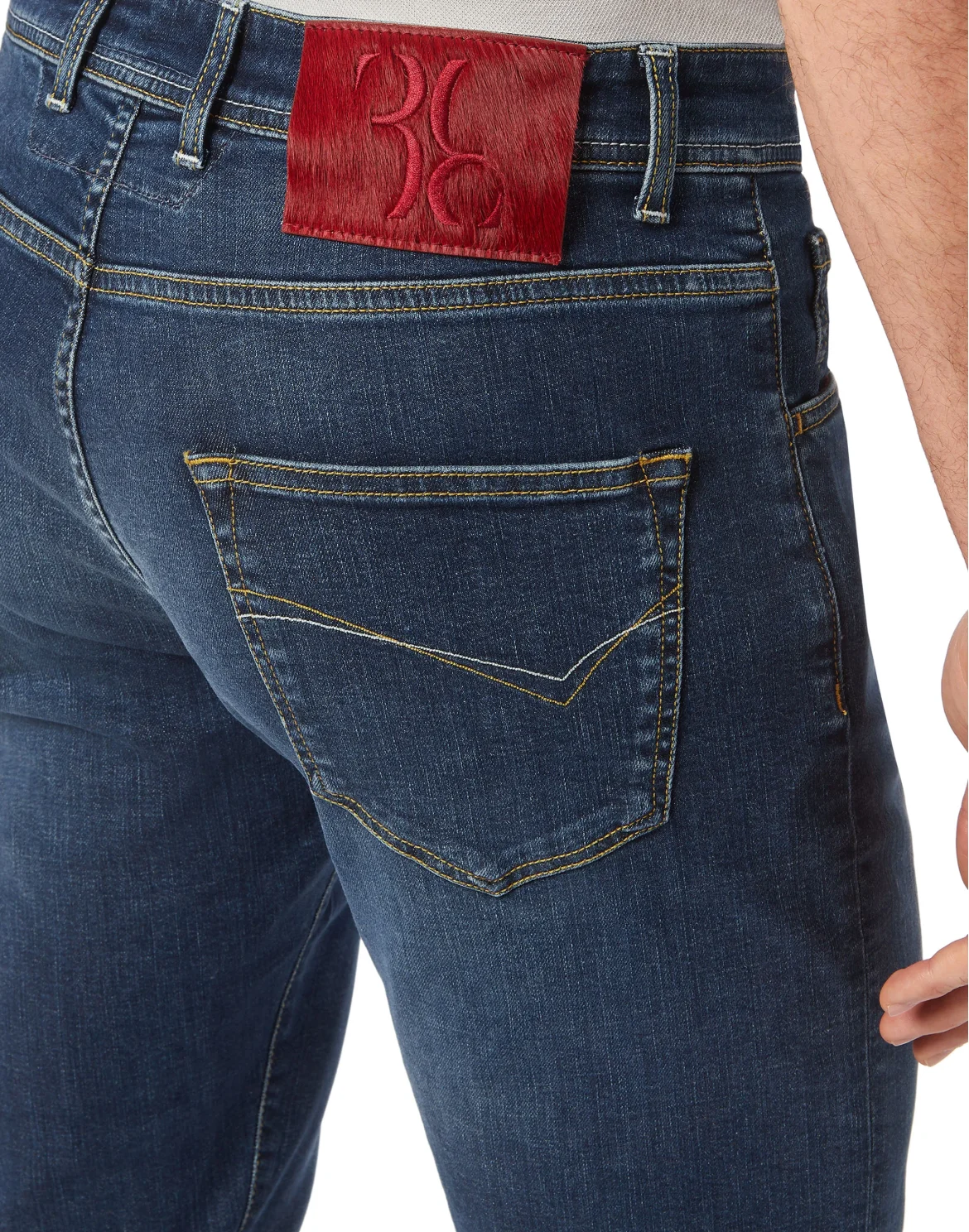 Denim Trousers Super Straight Cut, цвет: Синий