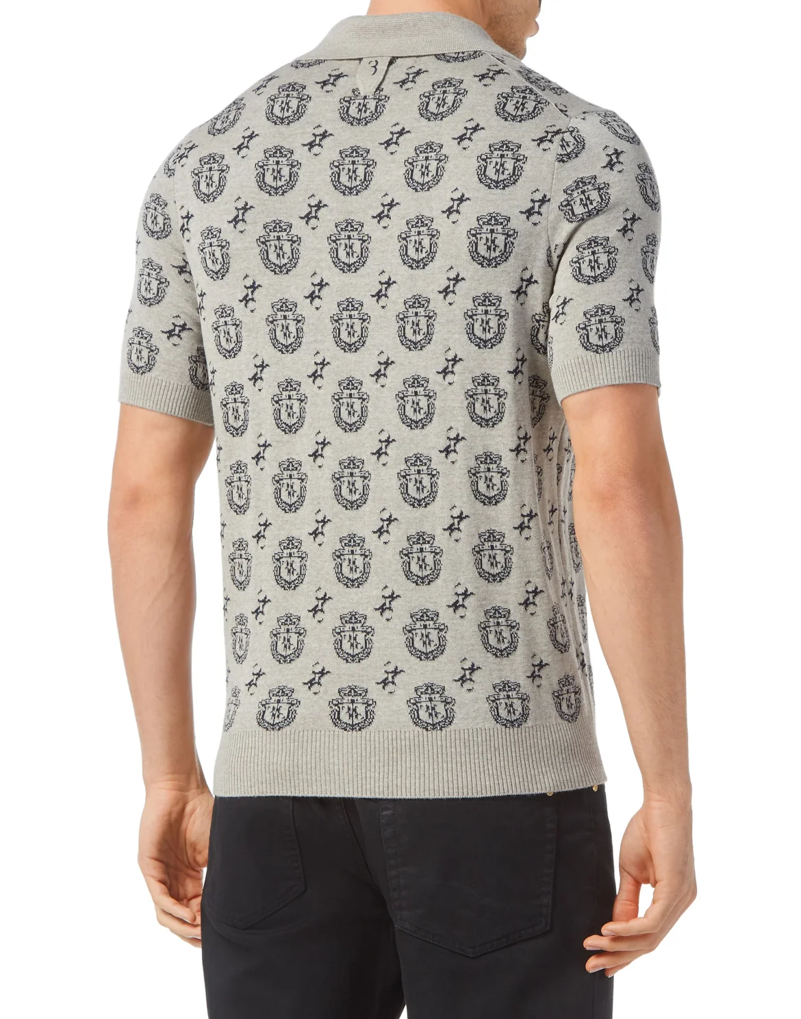 Wool/Silk Polo Shirt SS, цвет: Синий