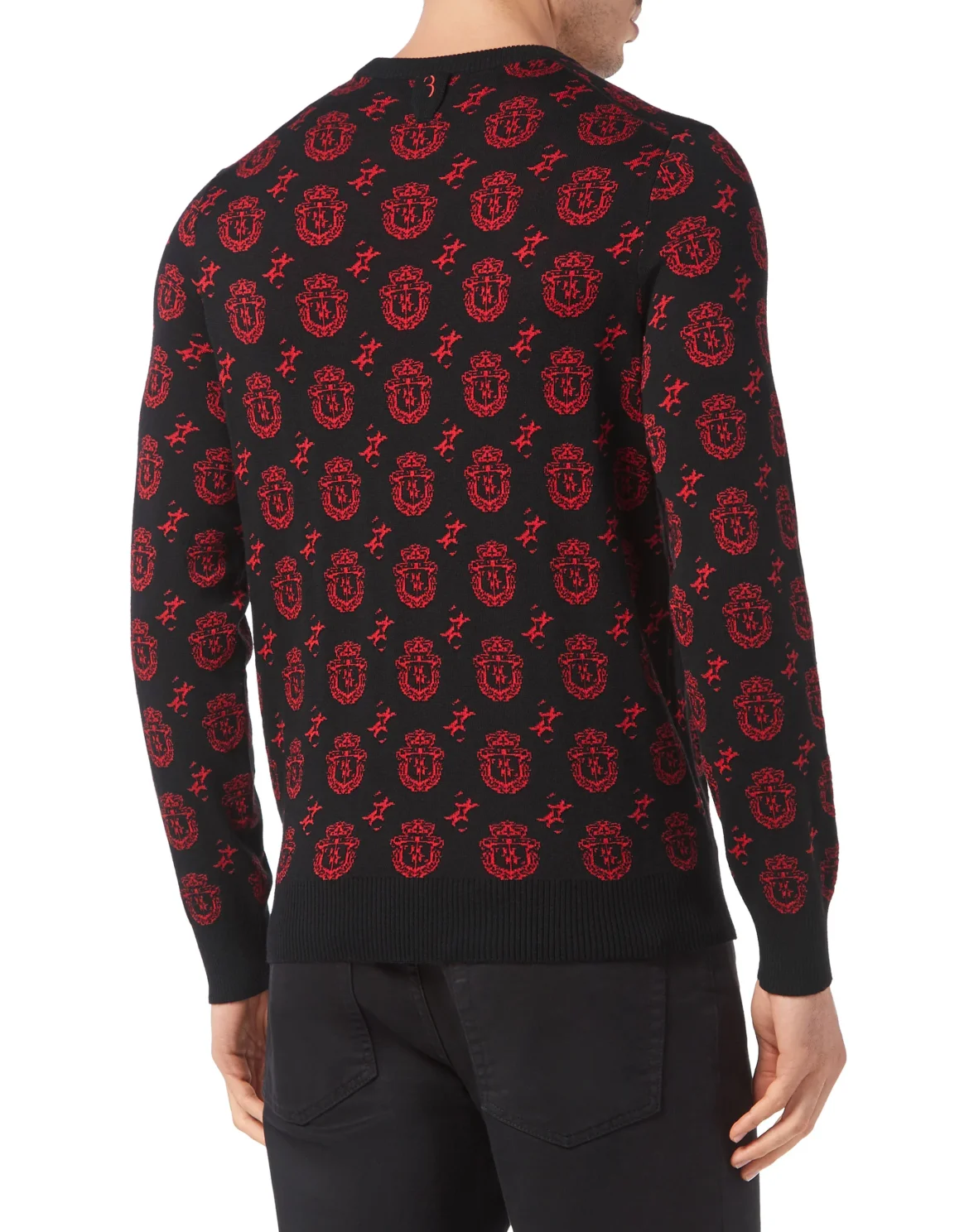Wool/Cotton Pullover LS, цвет: Черный