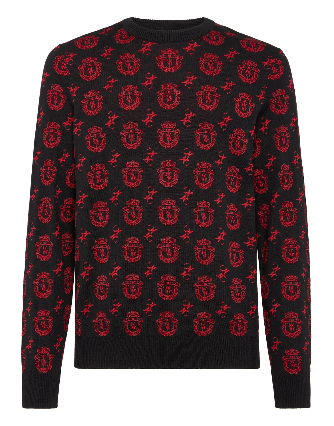 Wool/Cotton Pullover LS, цвет: Черный