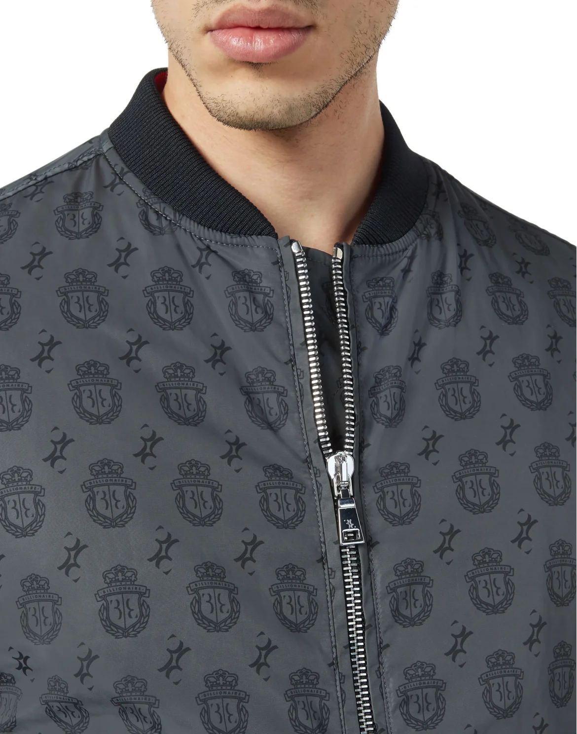 Nylon Bomber Crest, цвет: Серый