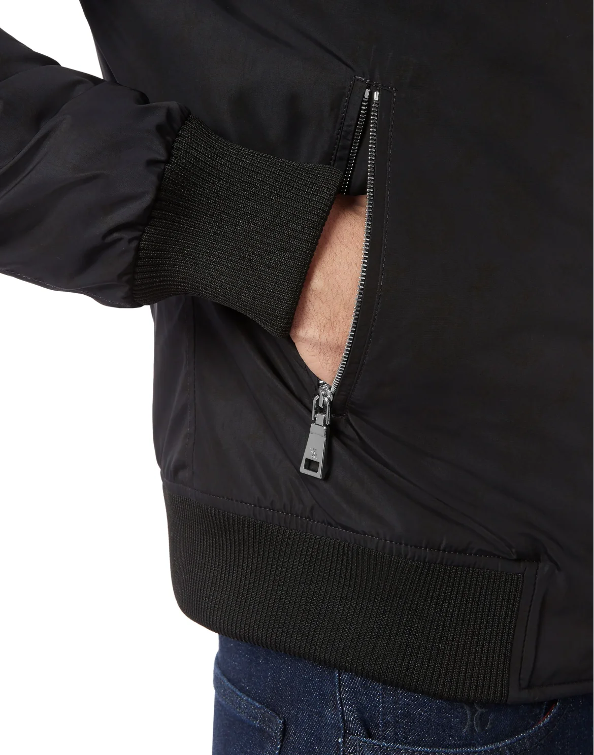 Nylon Bomber Crest, цвет: Синий