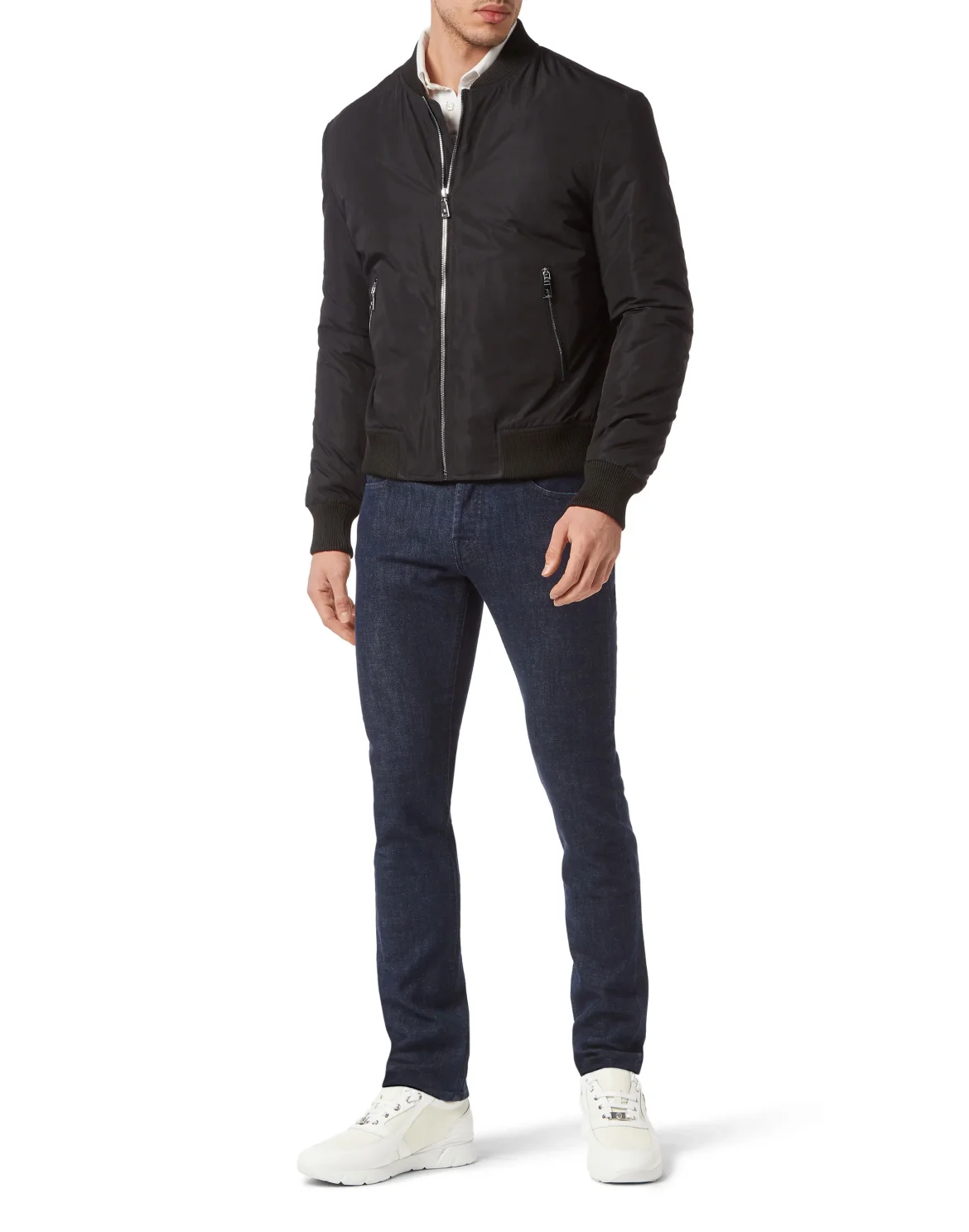 Nylon Bomber Crest, цвет: Синий