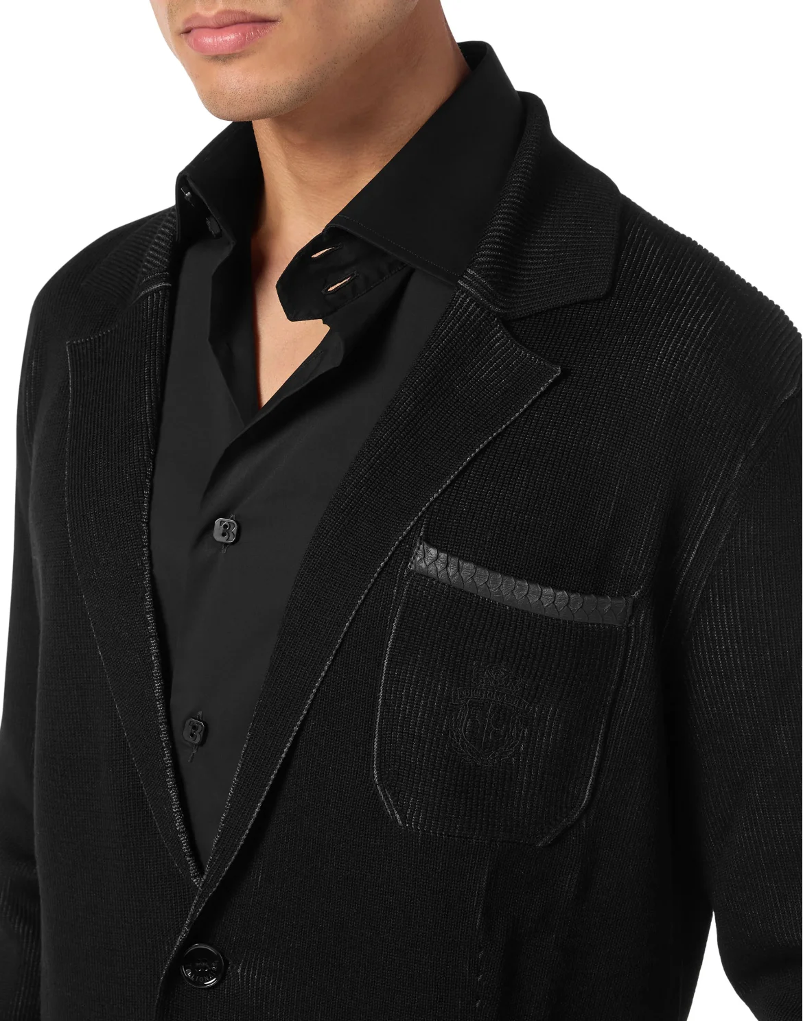 Wool/Silk Blazer, цвет: Черный