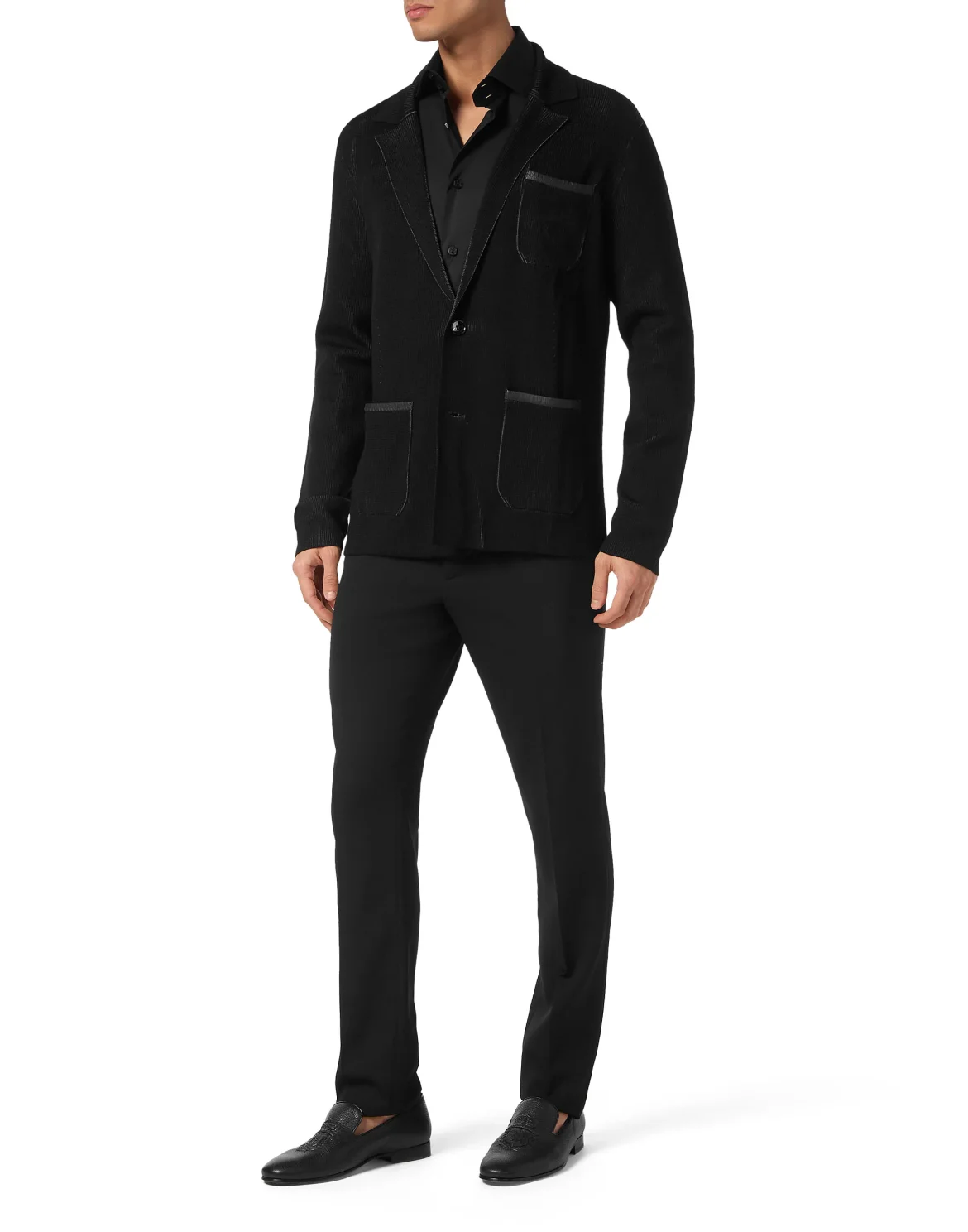 Wool/Silk Blazer, цвет: Черный